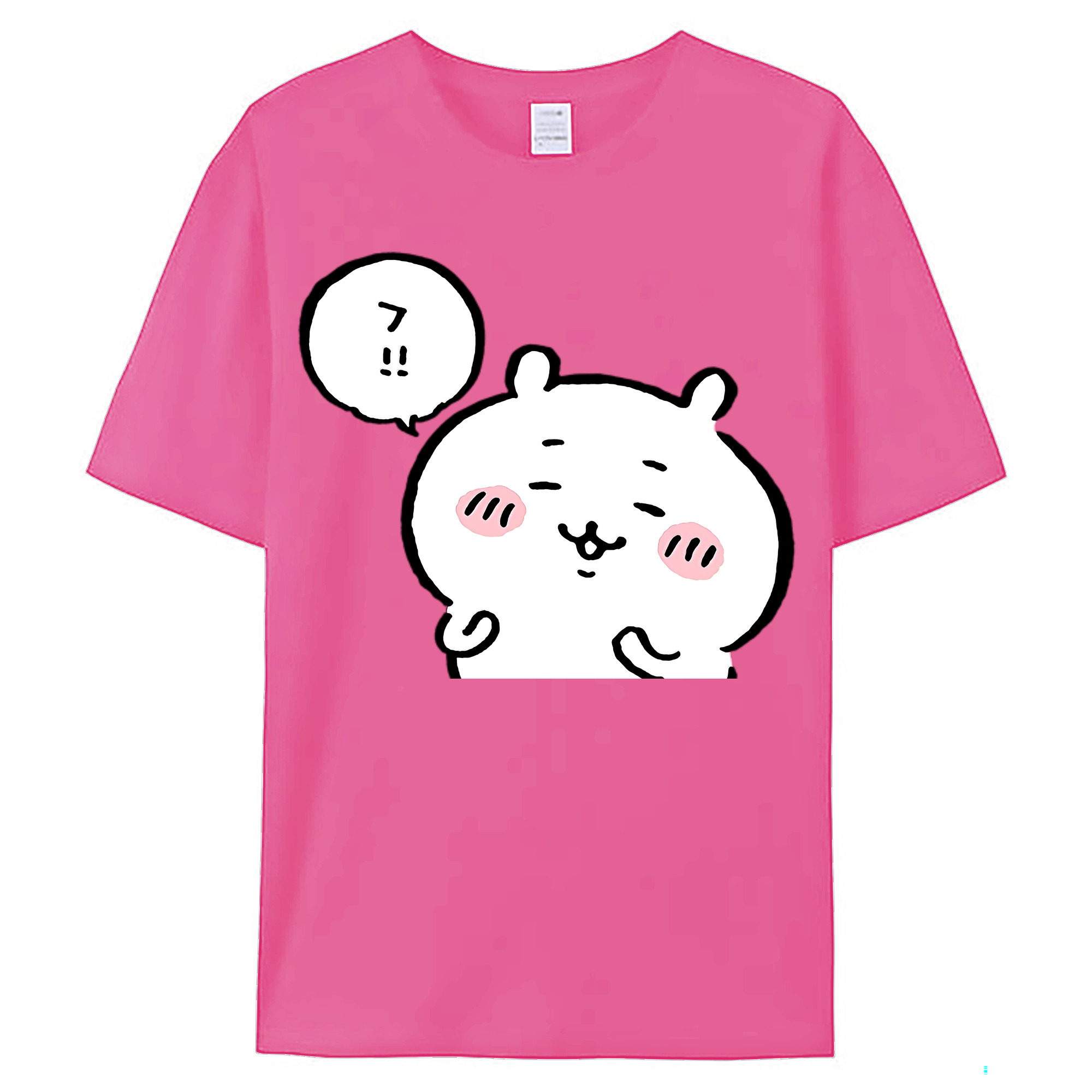 （画像用） ちいかわ ちいかわ Chii-kawa chiikawa レディースカジュアルプリントTシャツ（綿100％）